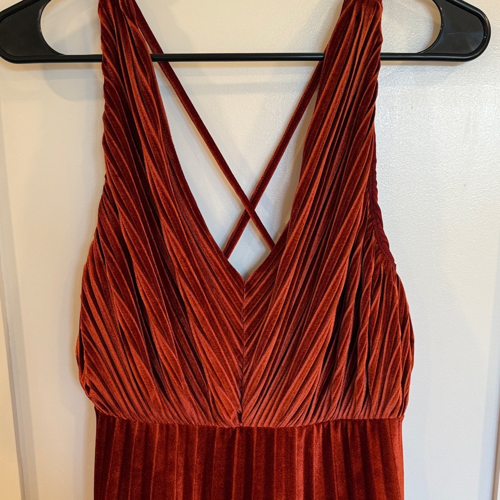 ASOS Rust Maxi Dress - Picture 2 of 4
